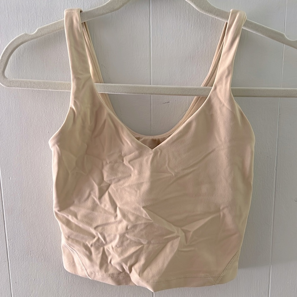 Lululemon align crop tank top- like new!